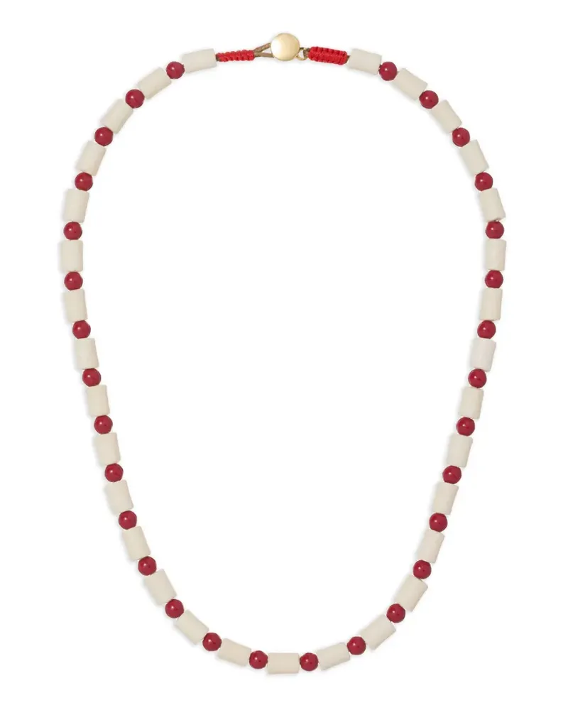 Roxanne Assoulin Carnelian Halskette mit Perlen - Nude Nude