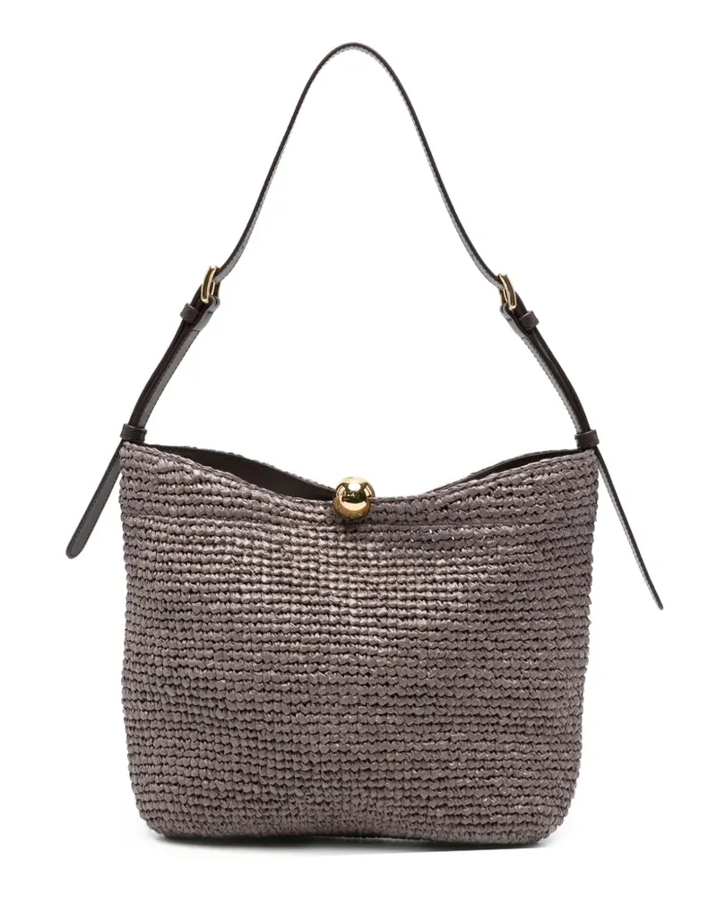 Furla Sfera Soft woven top-handle tote bag - Grau Grau