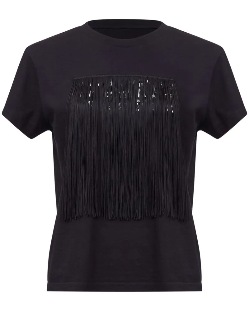 Maison Margiela T-Shirt mit Rundhalsausschnitt - Schwarz Schwarz