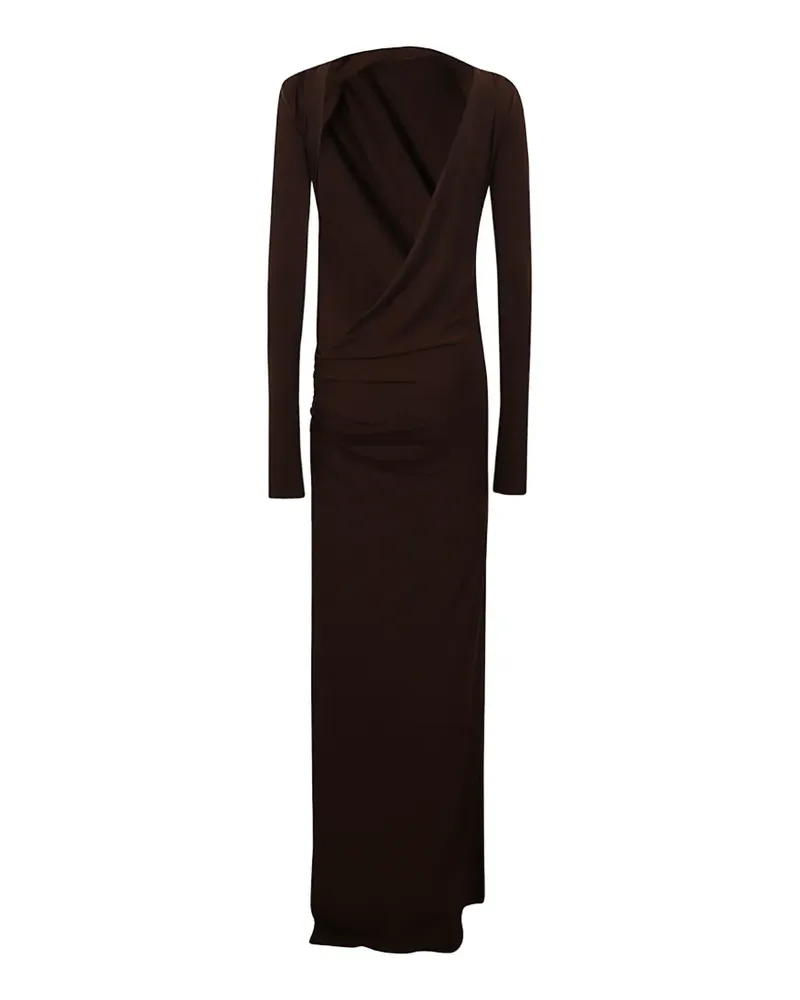 ANDAMANE ruched draped dress - Braun Braun