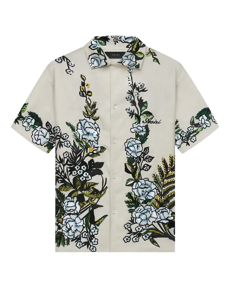Amiri floral-print shirt - Nude Nude