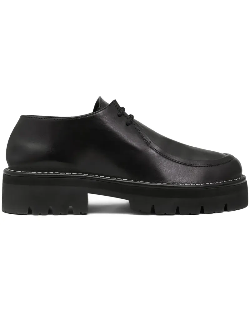 AMI Paris Derby-Schuhe mit Plateau - Schwarz Schwarz