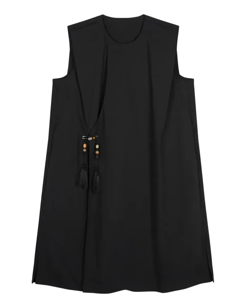 JNBY Perlenverziertes Kleid mit Quastendetail - Schwarz Schwarz