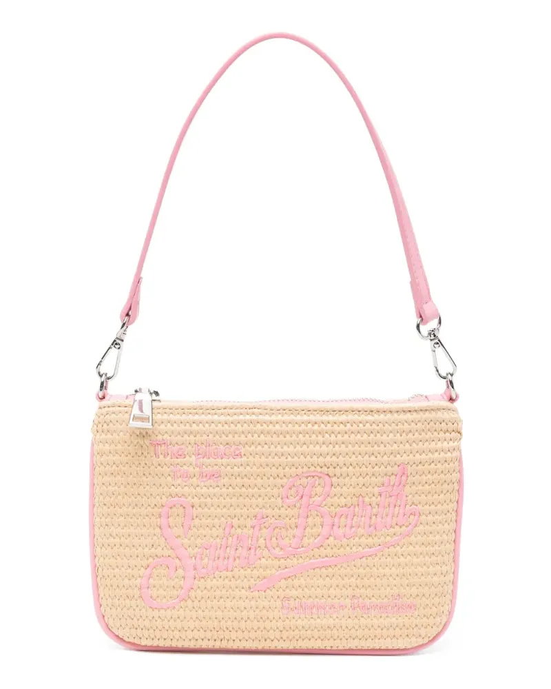 MC2 Saint Barth Handtasche mit Logo - Nude Nude