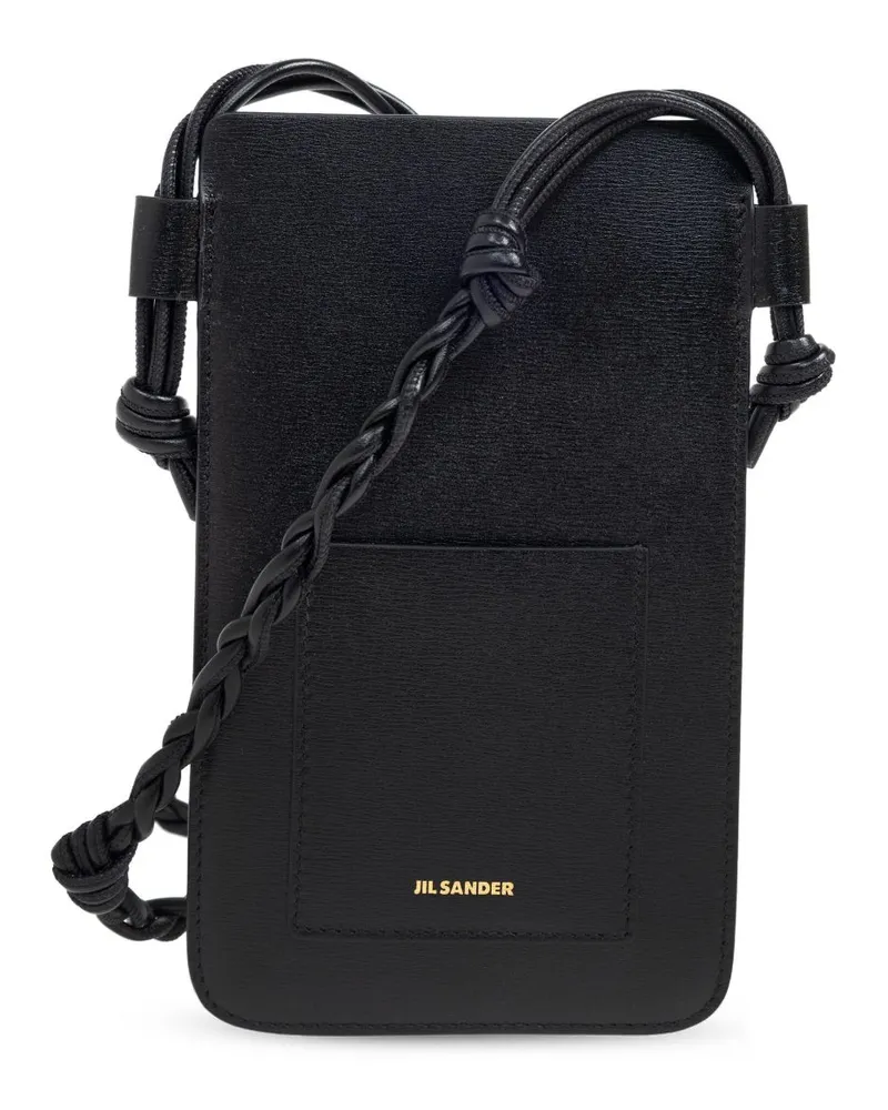 Jil Sander Tangle Handytasche - Schwarz Schwarz