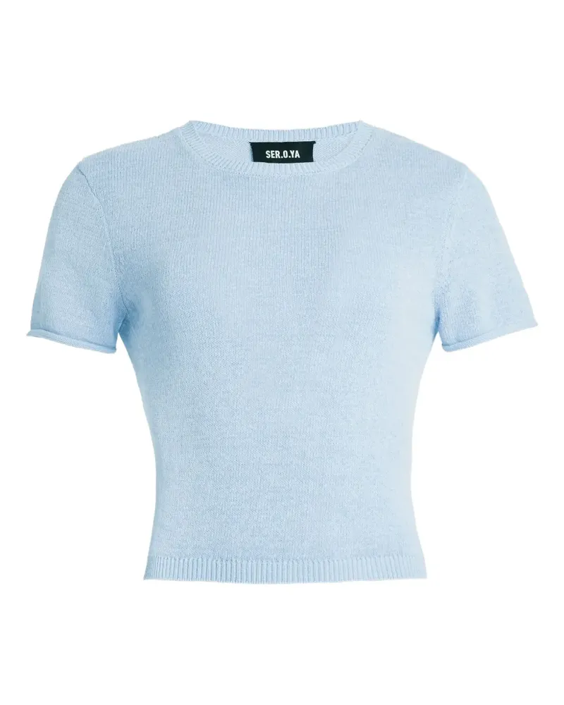 SER.O.YA Clare T-Shirt - Blau Blau