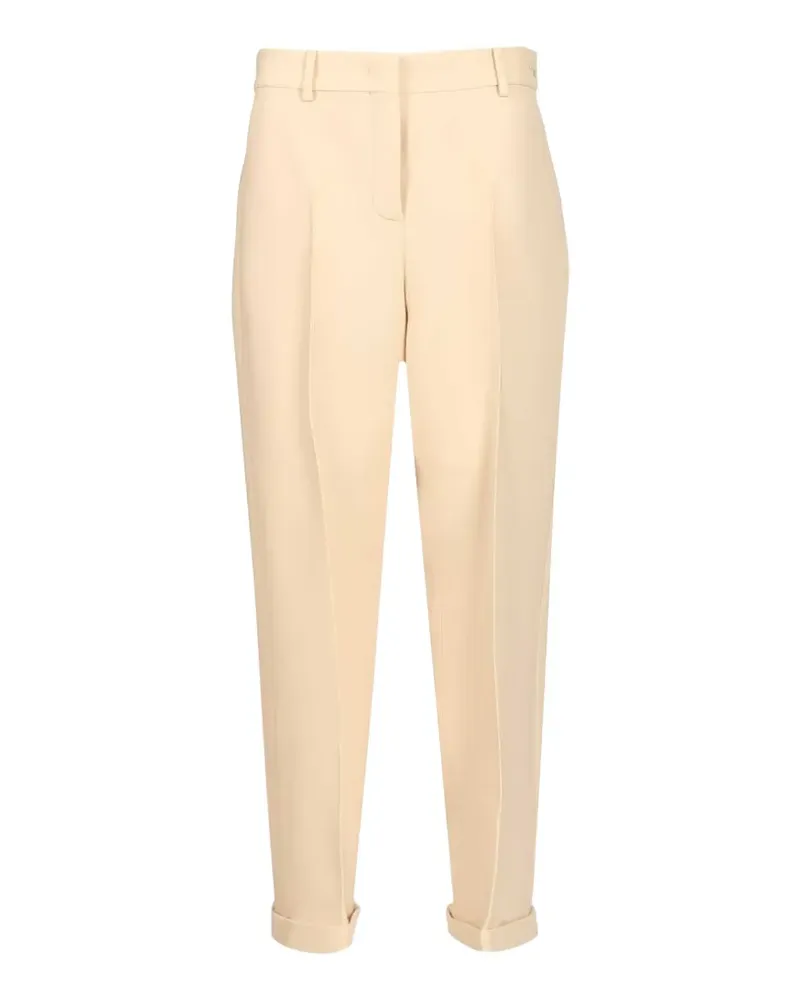 Fendi pressed-crease tailored trousers - Nude Nude