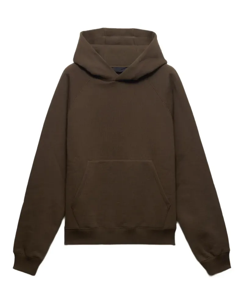 Prada Hoodie aus Fleece - Grün Grün