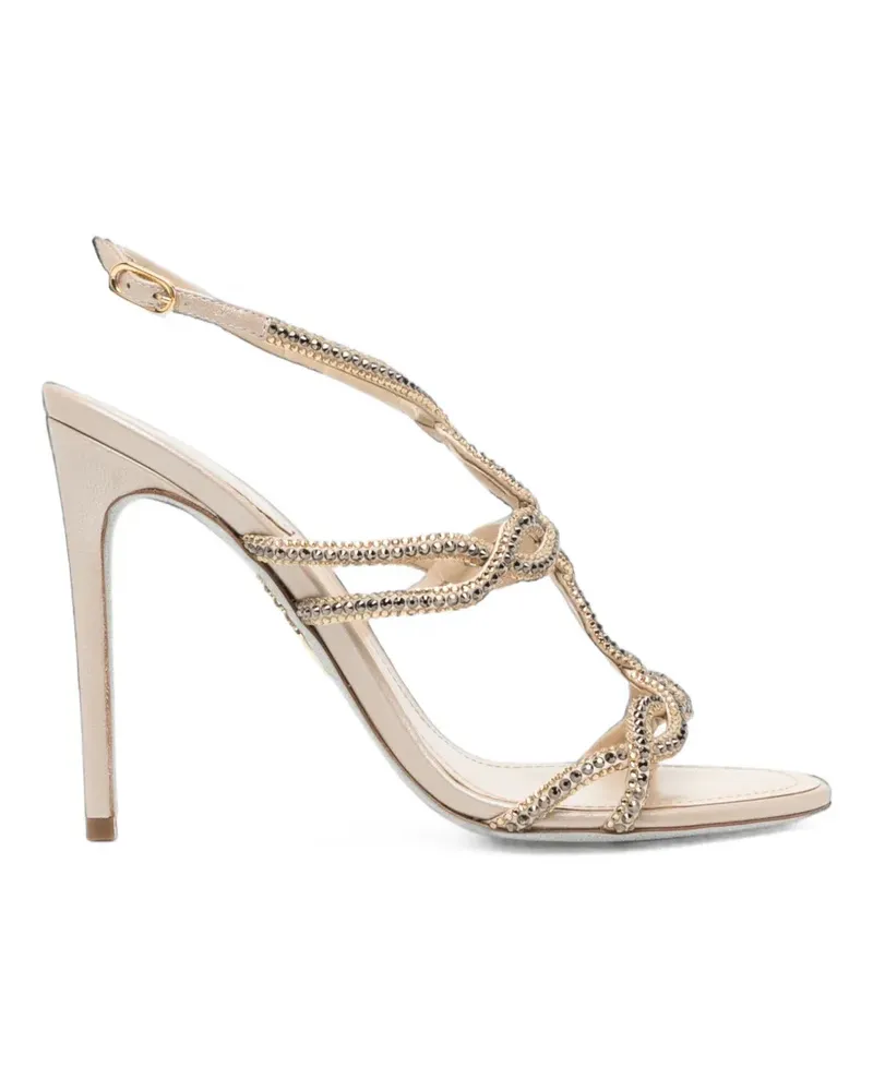 René Caovilla 105mm Dalilah sandals - Nude Nude