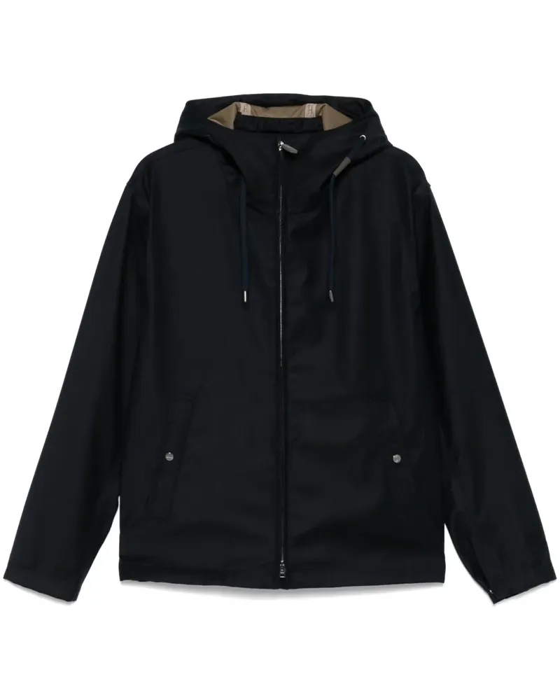 Herno Jacke mit Kapuze - Blau Blau