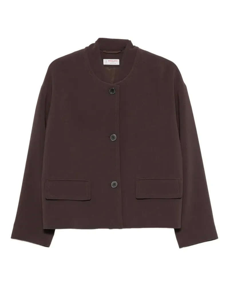 Alberto Biani Jacke mit Klappentasche - Braun Braun