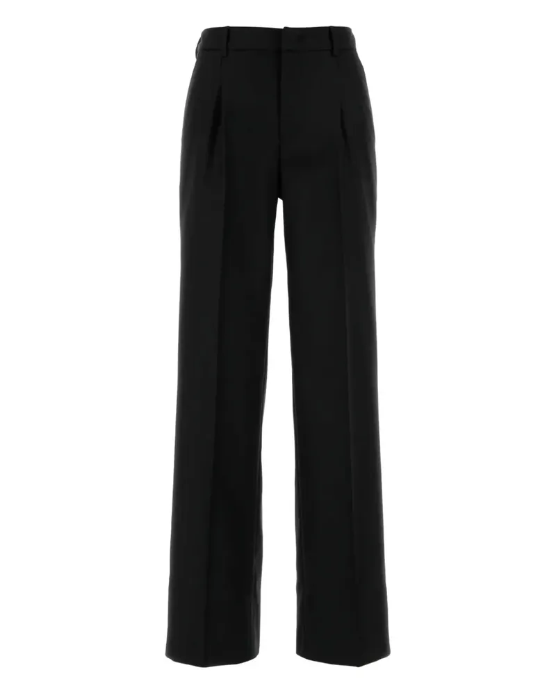 PT TORINO Lola Hose mit Faltendetail - Schwarz Schwarz