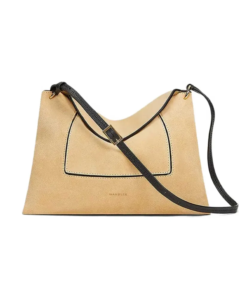 WANDLER Penelope Slouch crossbody bag - Nude Nude