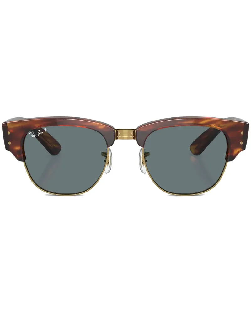 Ray Ban Mega Clubmaster Sonnenbrille in Schildpattoptik - Braun Braun