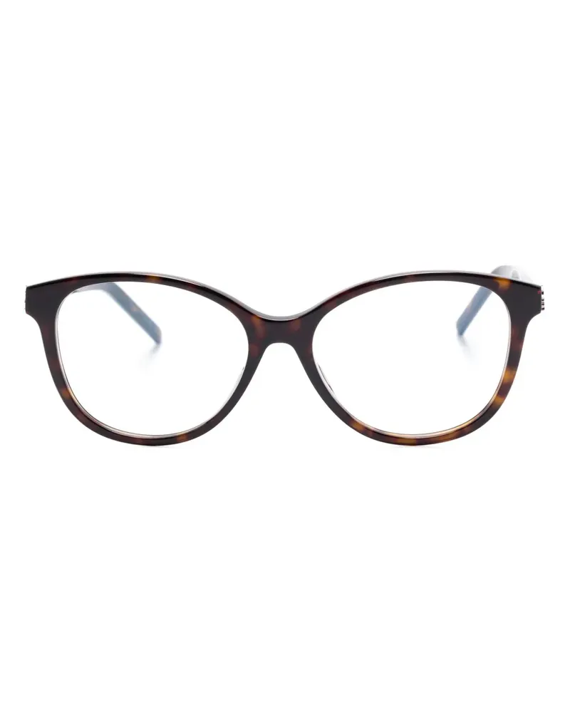 Saint Laurent Brille mit Cat-Eye-Gestell - Braun Braun