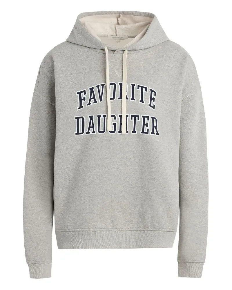 Favorite Daughter collegiate-logo hoodie - Grau Grau