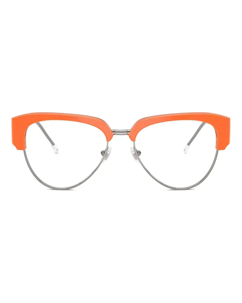 Diesel Brille mit Cat-Eye-Gestell - Orange Orange