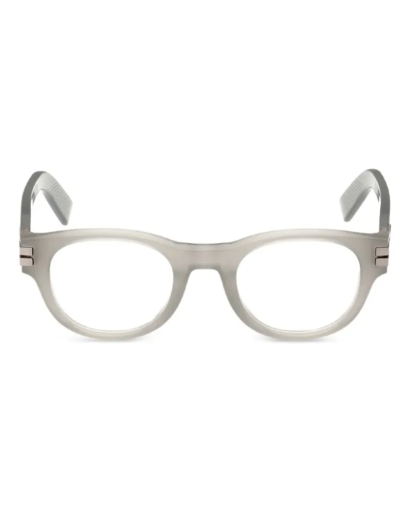 Ermenegildo Zegna Brille mit rundem Gestell - Grau Grau