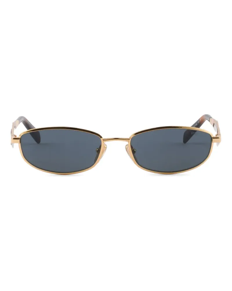 Prada Sonnenbrille mit Prada-Logo - Gold Gold