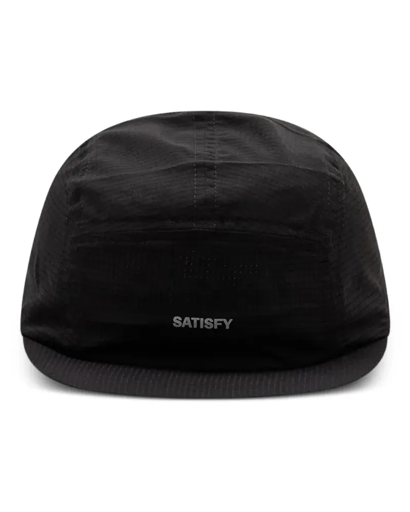 Satisfy Rippy Air Baseballkappe mit Logo - Schwarz Schwarz