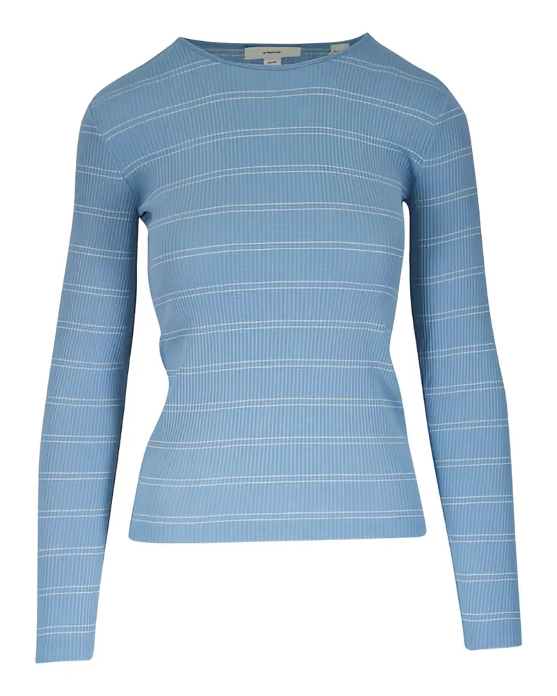 Vince striped ribbed top - Blau Blau
