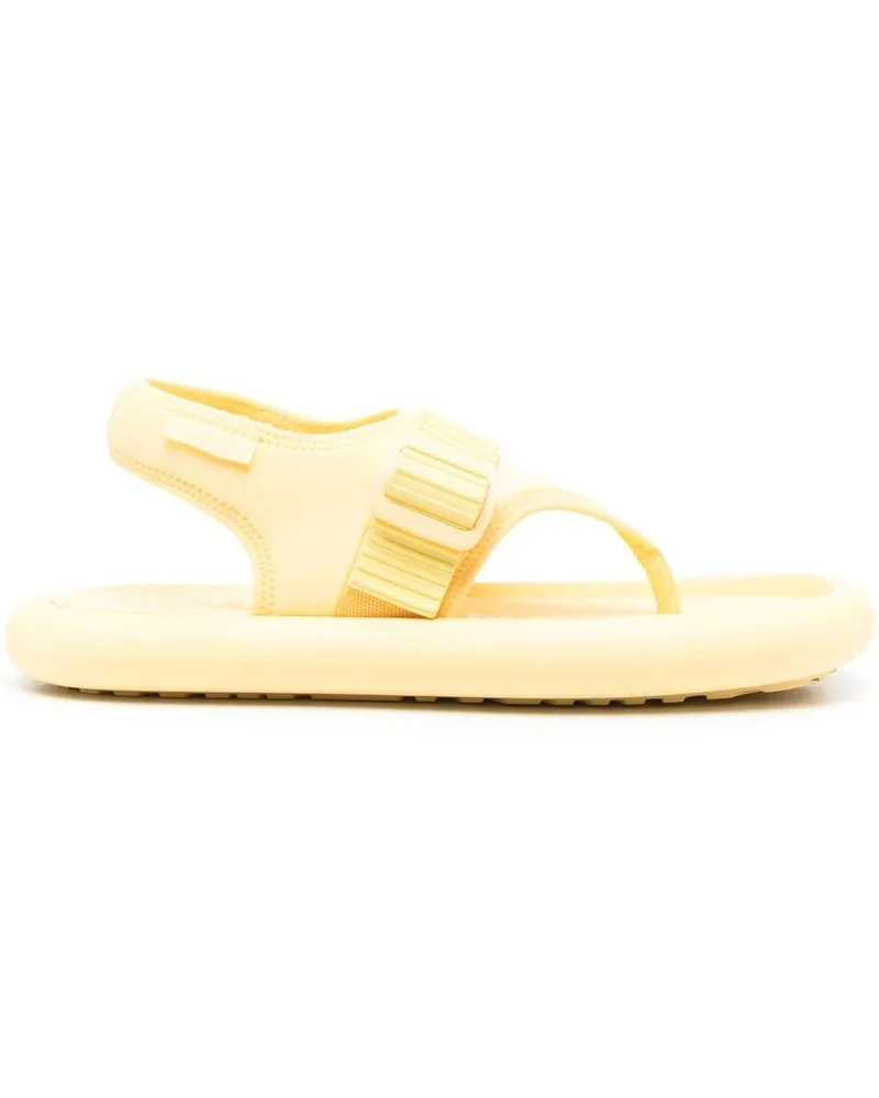 Camper Sandalen mit Klettverschluss - Gelb Gelb