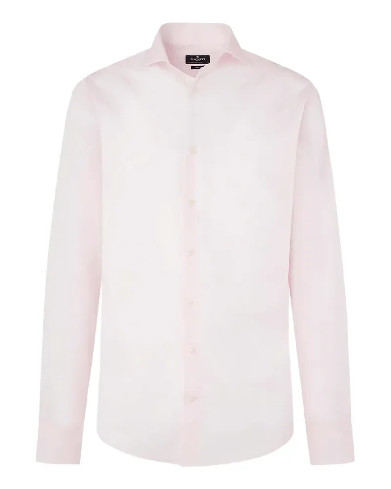 Hackett Popeline-Hemd mit klassischem Schnitt - Rosa Rosa
