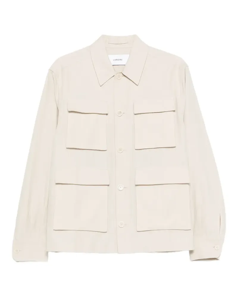 LARDINI Jacke mit aufgesetzten Taschen - Nude Nude