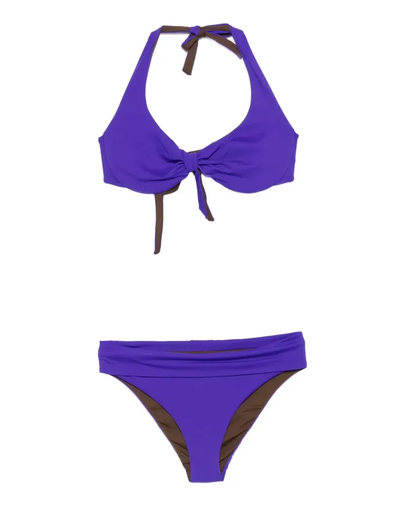FISICO-Cristina Ferrari knot-detail bikini - Violett Violett