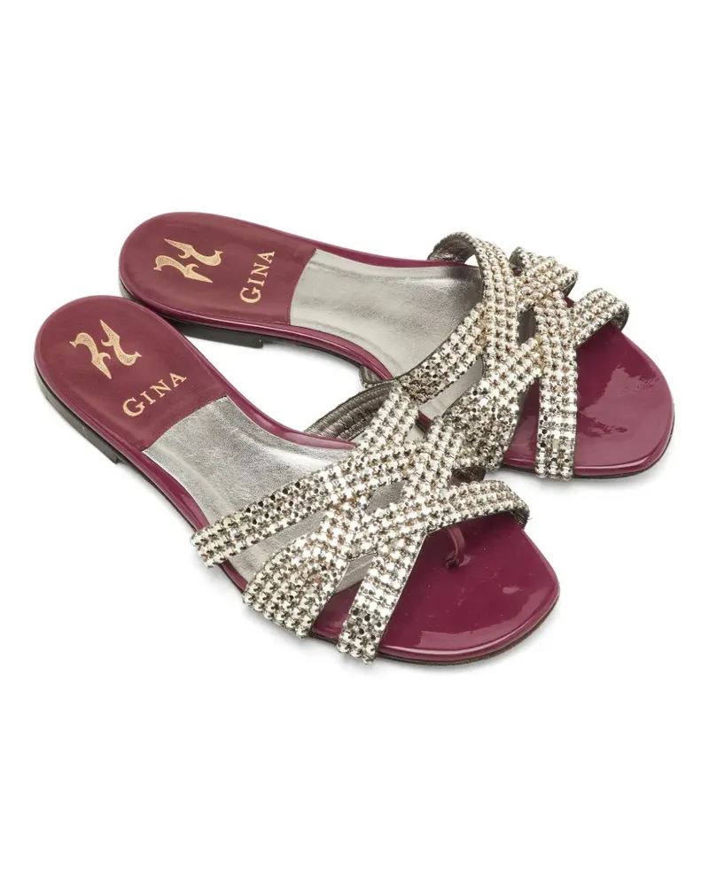 Gina Orion Sandalen mit Kristallen - Silber Silber