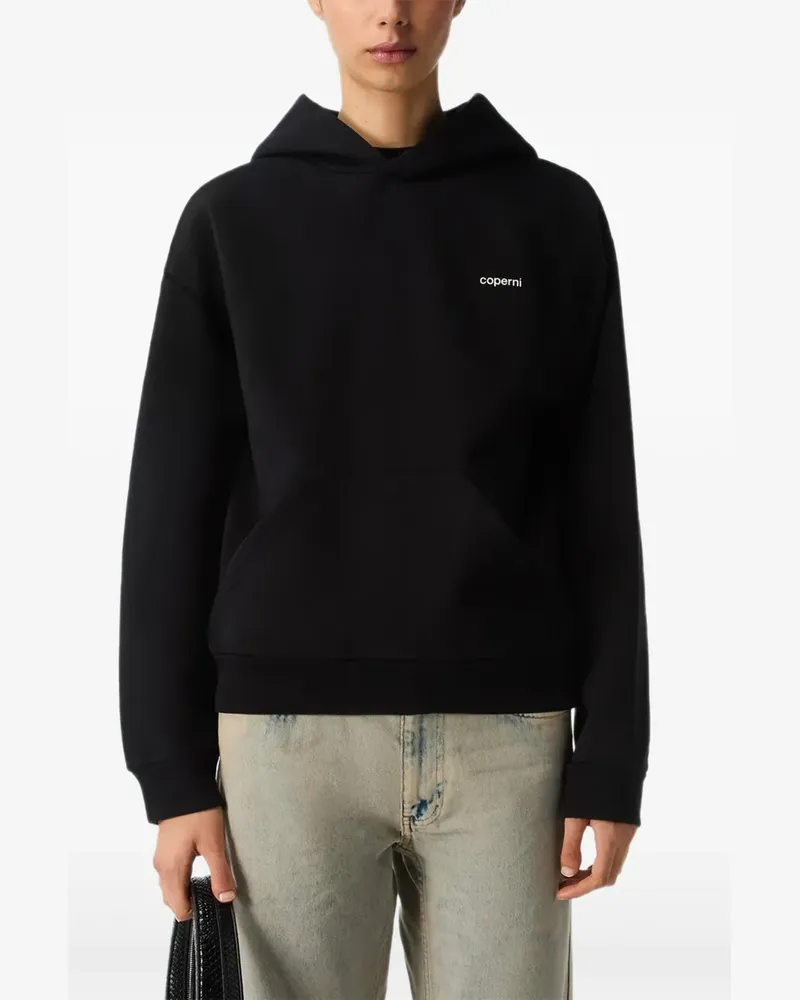 COPERNI Hoodie mit Logo-Print - Schwarz Schwarz
