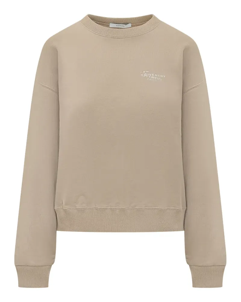 Givenchy cappuccino text sweatshirt - Nude Nude