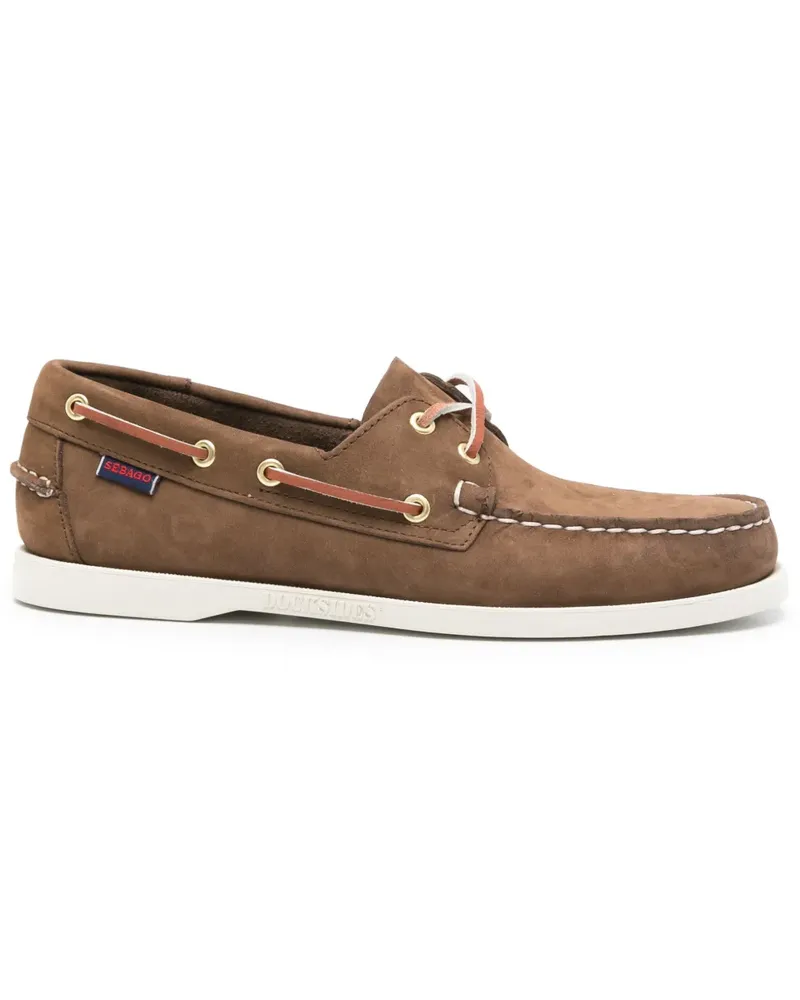 Sebago Segelschuhe aus Wildleder - Nude Nude