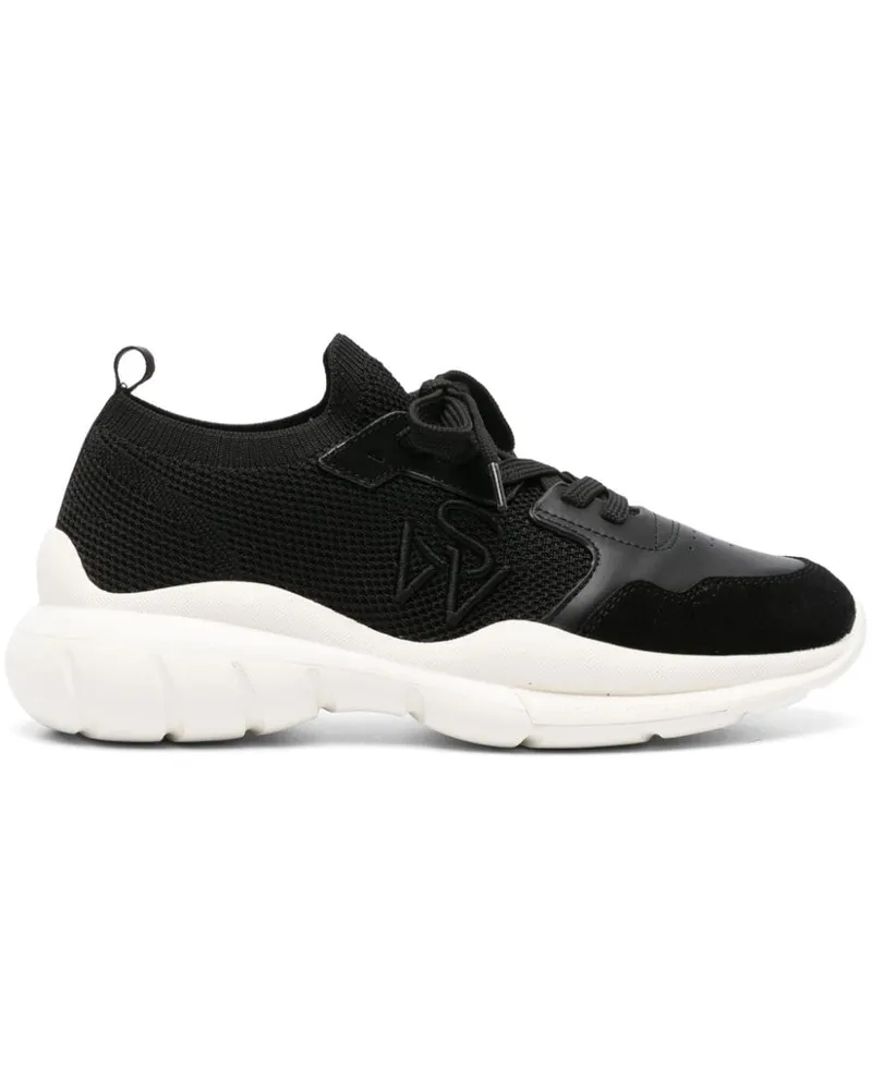 Stuart Weitzman 505 Sneakers mit Netzeinsatz - Schwarz Schwarz