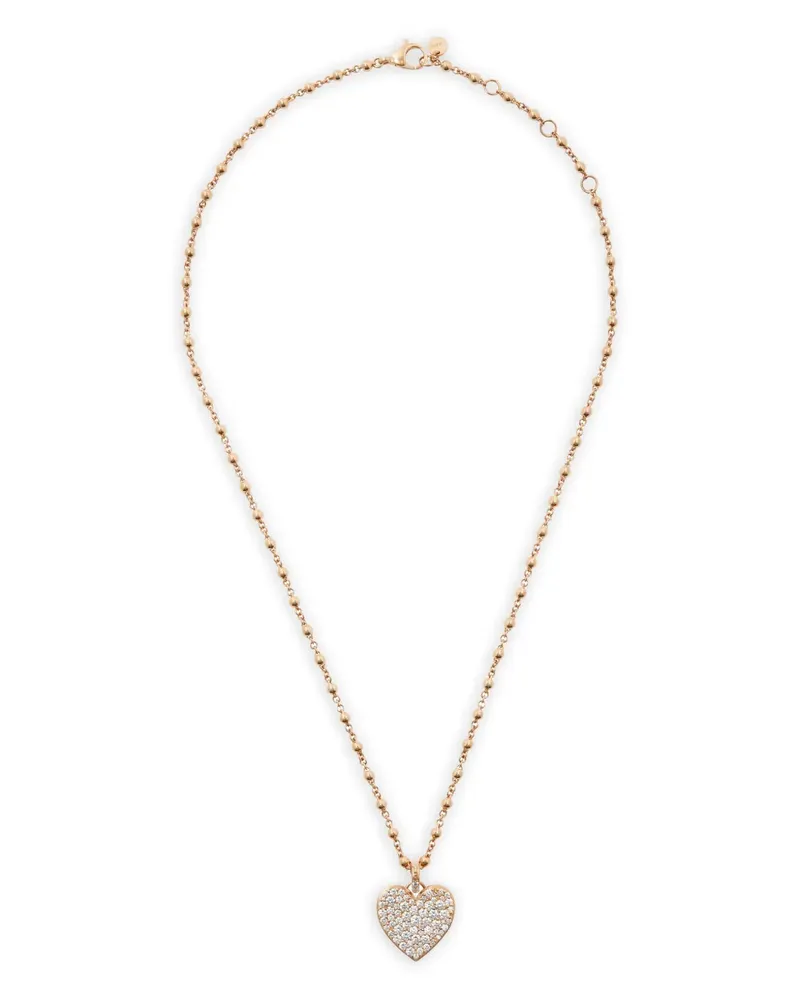 Alinka 18kt Caviar Ball Rotgoldhalskette - Rosa Rosa
