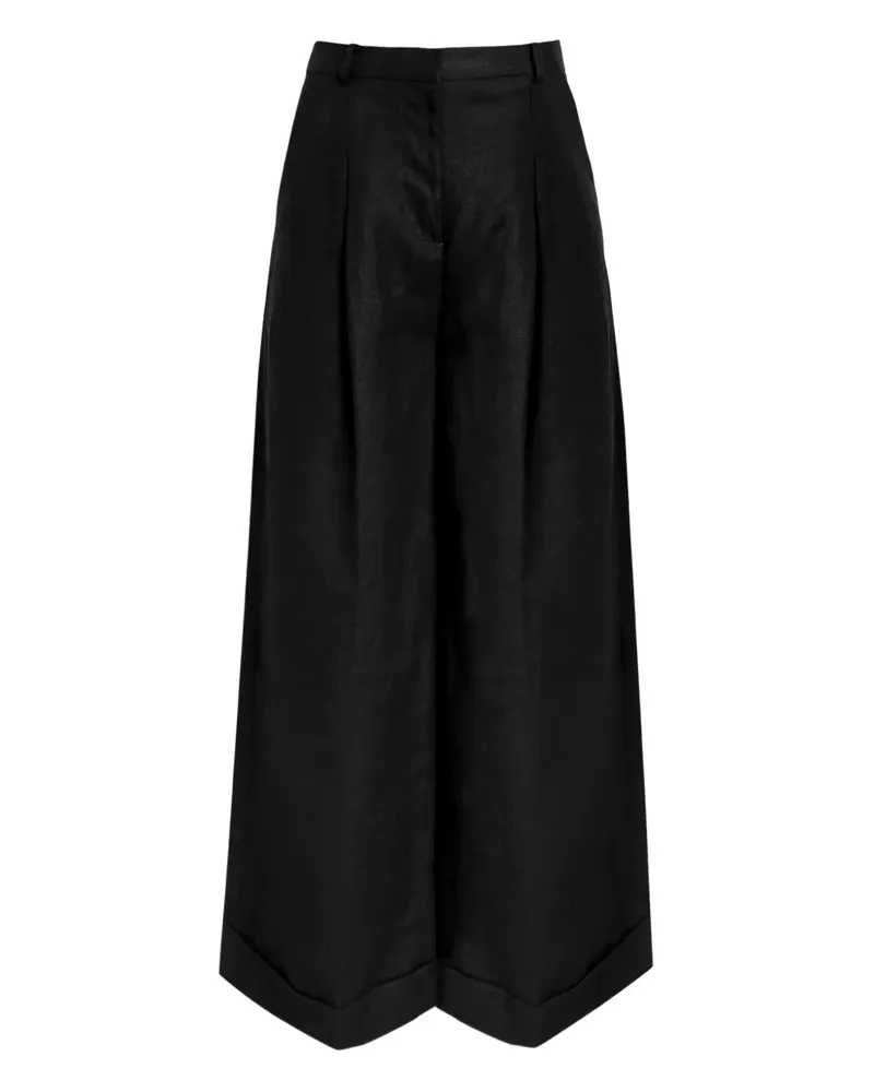 Faithfull The Brand Clove linen trousers - Schwarz Schwarz