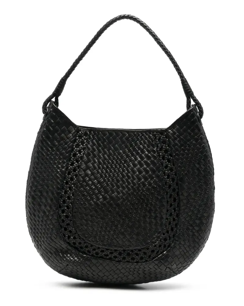 IBELIV Gewebte Lamia Tote Bag - Schwarz Schwarz