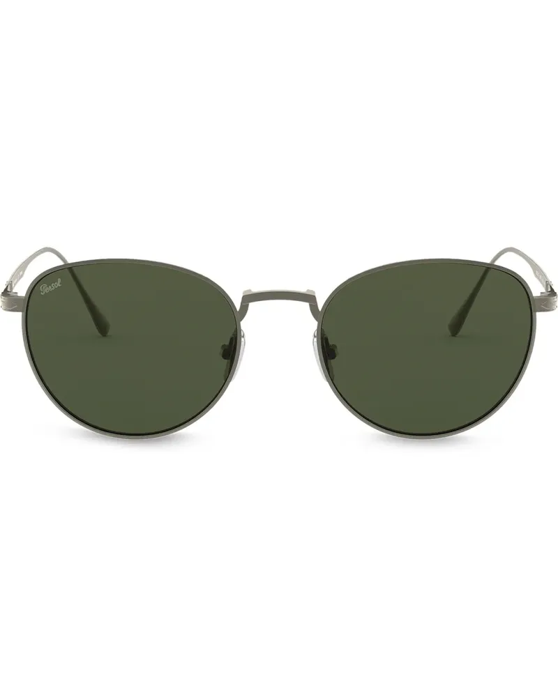 Persol Sonnenbrille mit rundem Gestell - Grau Grau