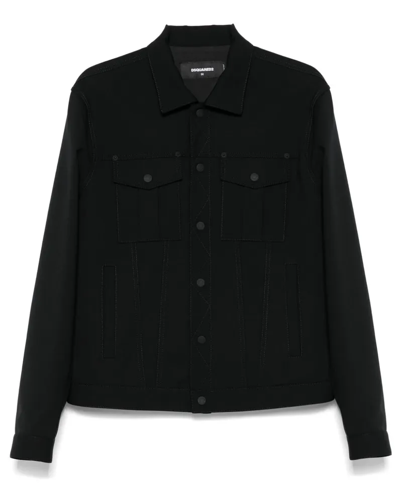 Dsquared2 Chic Urban Jacke - Schwarz Schwarz