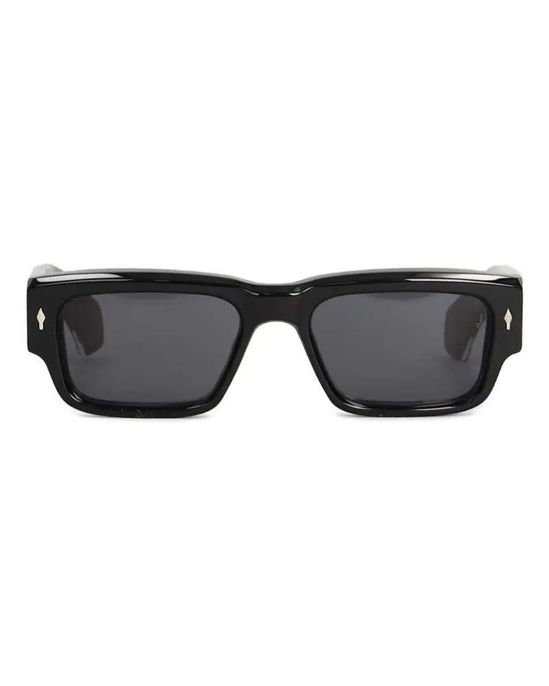 Jacques Marie Mage medium Engel rectangle-frame sunglasses - Schwarz Schwarz