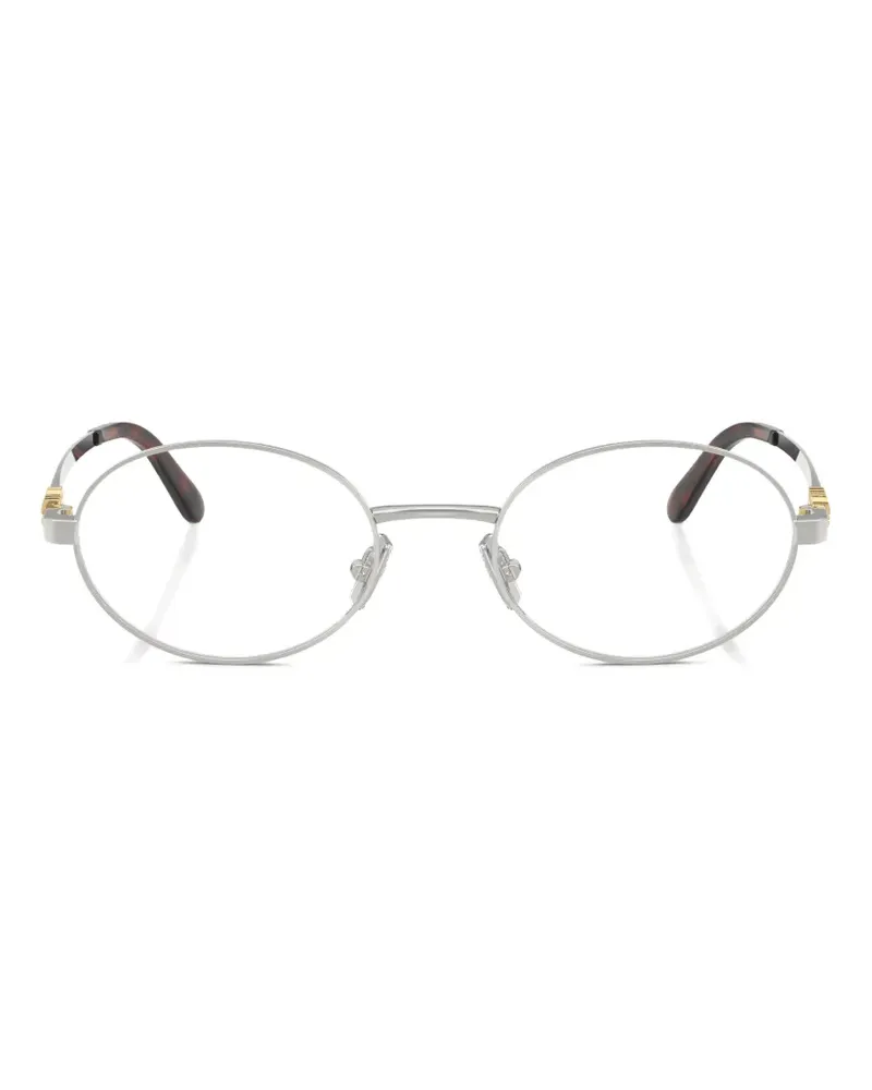 Miu Miu Brille mit rundem Gestell - Silber Silber