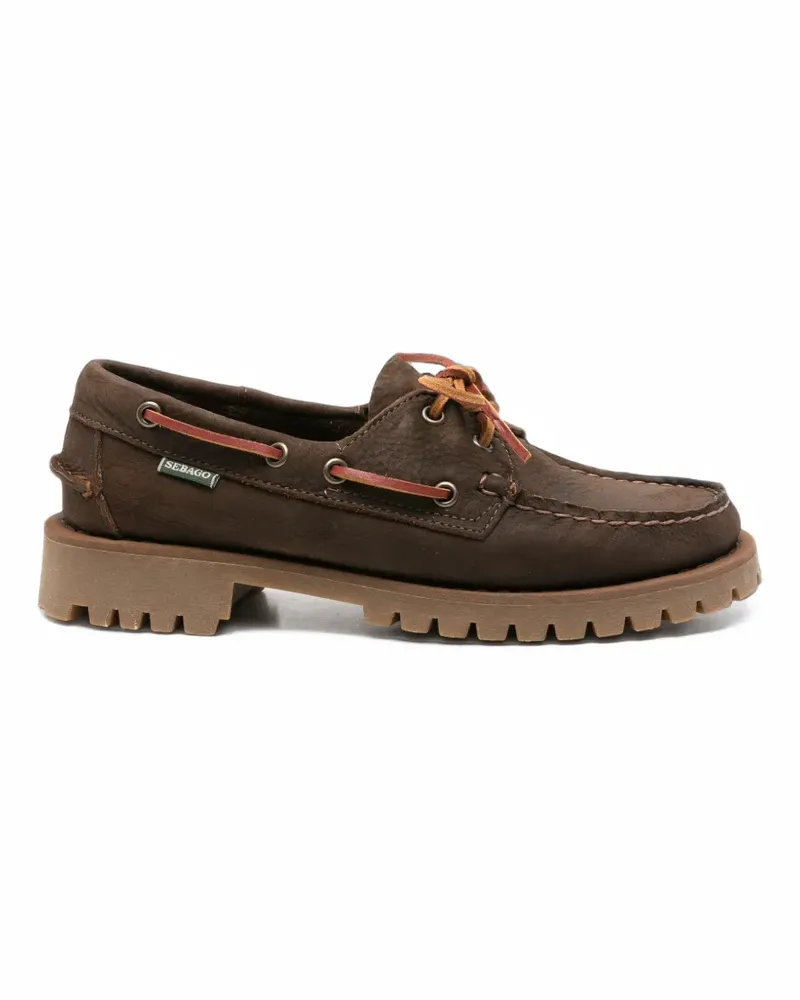 Sebago Ranger Segelschuhe aus Wildleder mit Profilsohle - Braun Braun