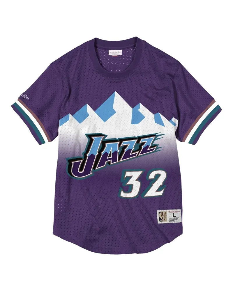 Mitchell & Ness NBA Utah Jazz 96 Karl Malone" N&N Oberteil aus Mesh - Violett Violett