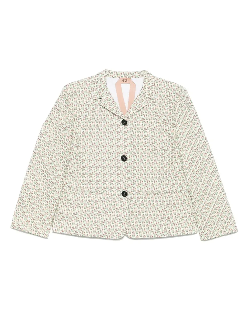 N° 21 Jacke mit Print - Grün Grün
