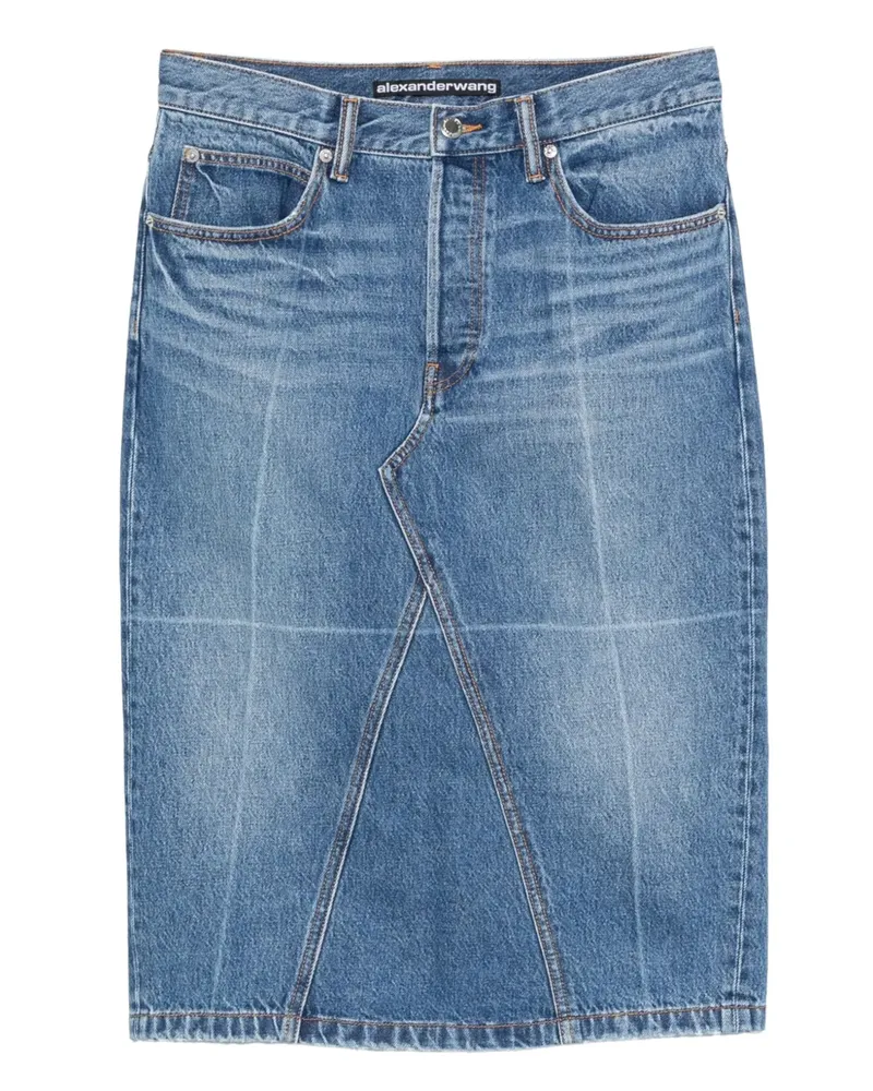 Alexander Wang denim midi skirt - Blau Blau