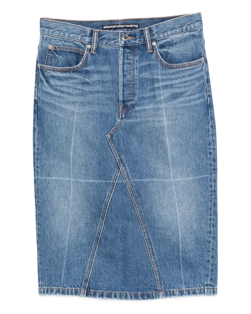 Alexander Wang denim midi skirt - Blau Blau