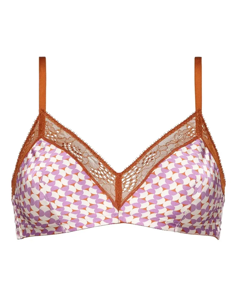 Eres BH mit geometrischem Print - Violett Violett