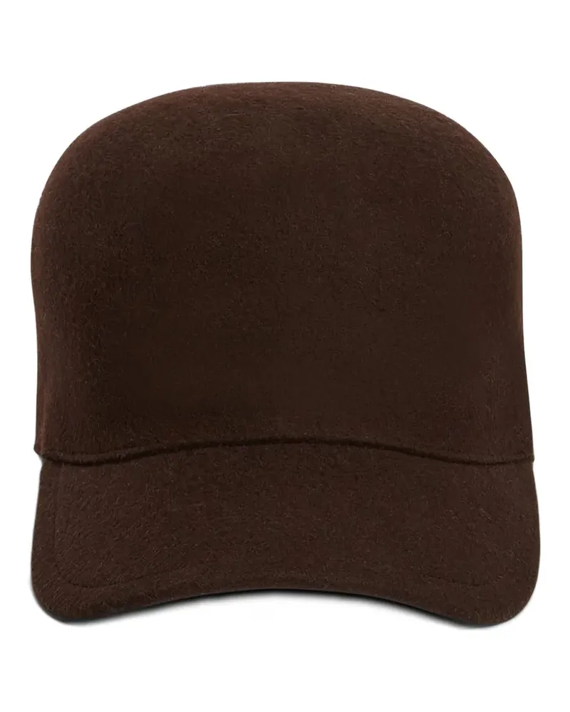 Jil Sander Baseballkappe aus Wolle - Braun Braun