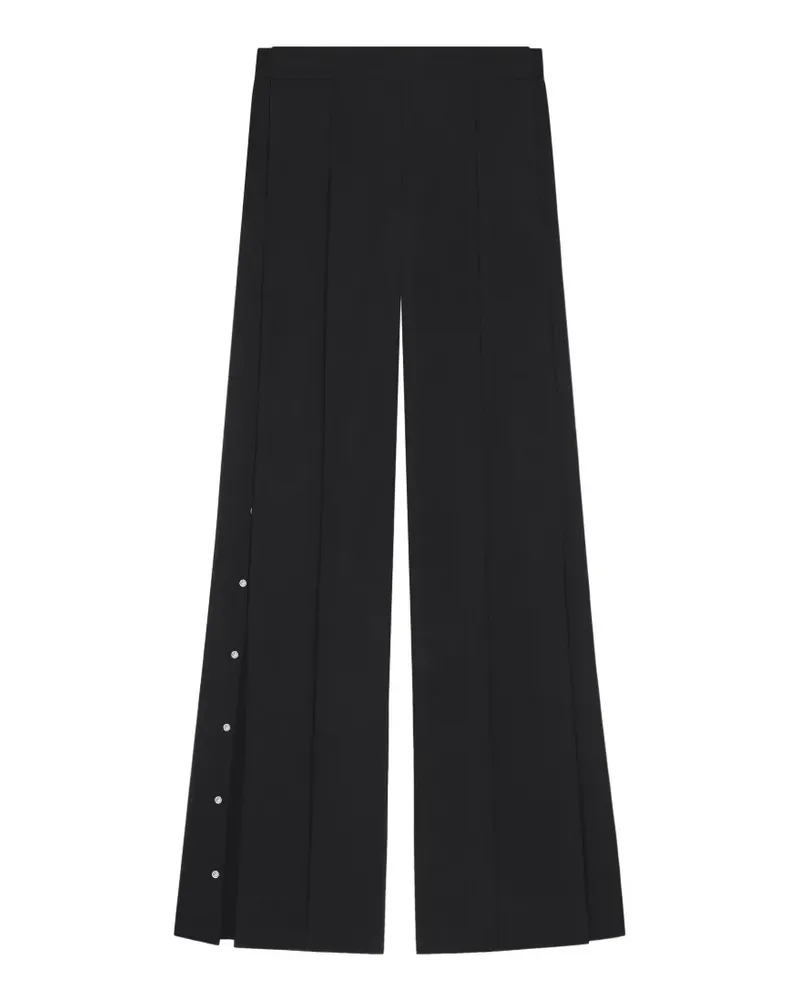 Courrèges Twill-Hose mit Druckknöpfen - Schwarz Schwarz