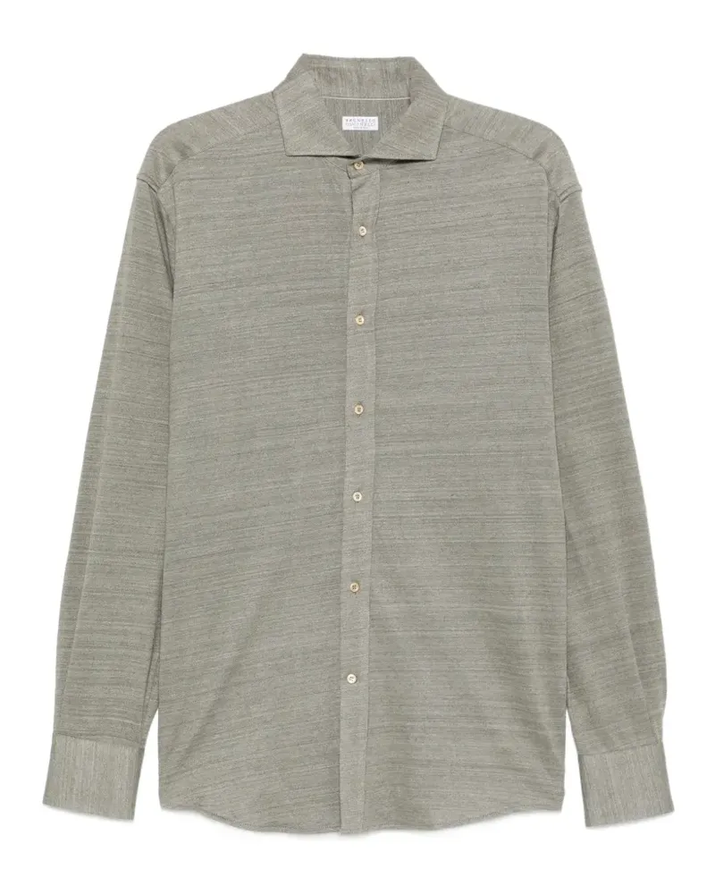 Brunello Cucinelli button-fastening shirt - Grau Grau